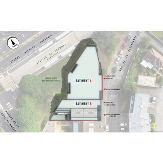 Plan de masse en nue-proprit  Caen
