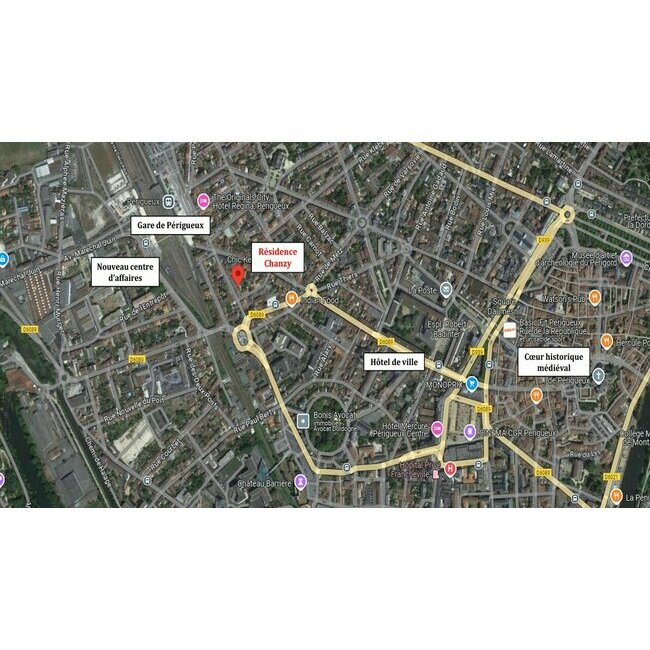 Quartier rsidentiel proche de la gare  qualit de vie et attractivit locative  Prigueux.