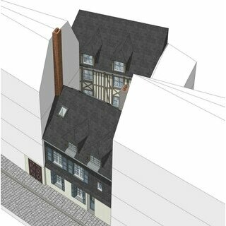 Honfleur (14) Malraux 30% - Déficit Foncier ASL Résidence La Foulerie Honfleur : 5 logements restaurés, du studio au T2bis, dans un emplacement patrimonial.